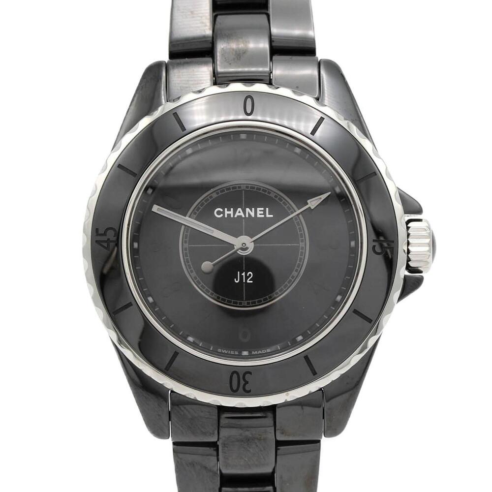 Chanel J12 Phantom 33mm Ceramic H6346 Quartz Watch